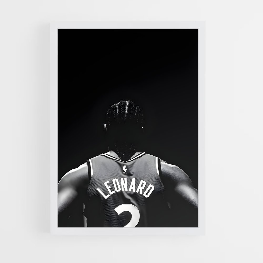 Poster La Légende en Noir et Blanc – affiche Basketball (vue 3)